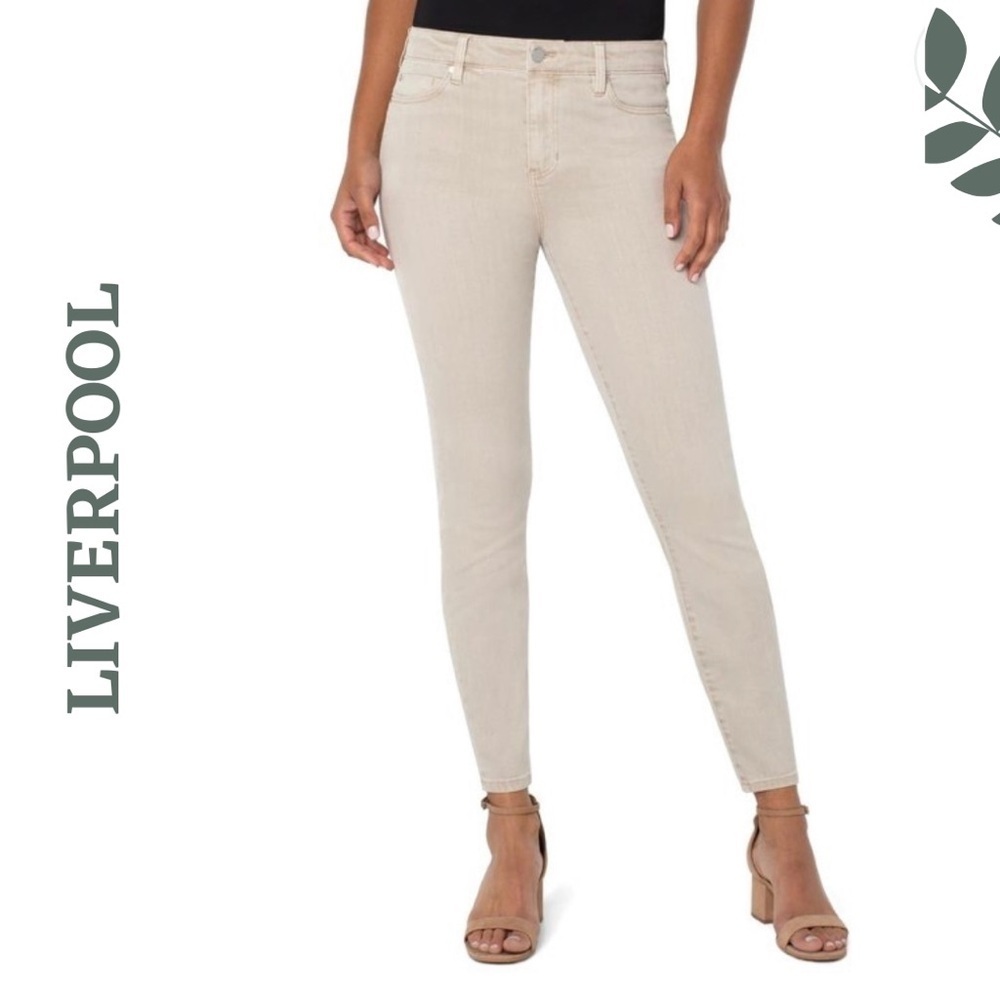 LIVERPOOL PIPER HUGGER ANKLE SKINNY Monterey Sand
